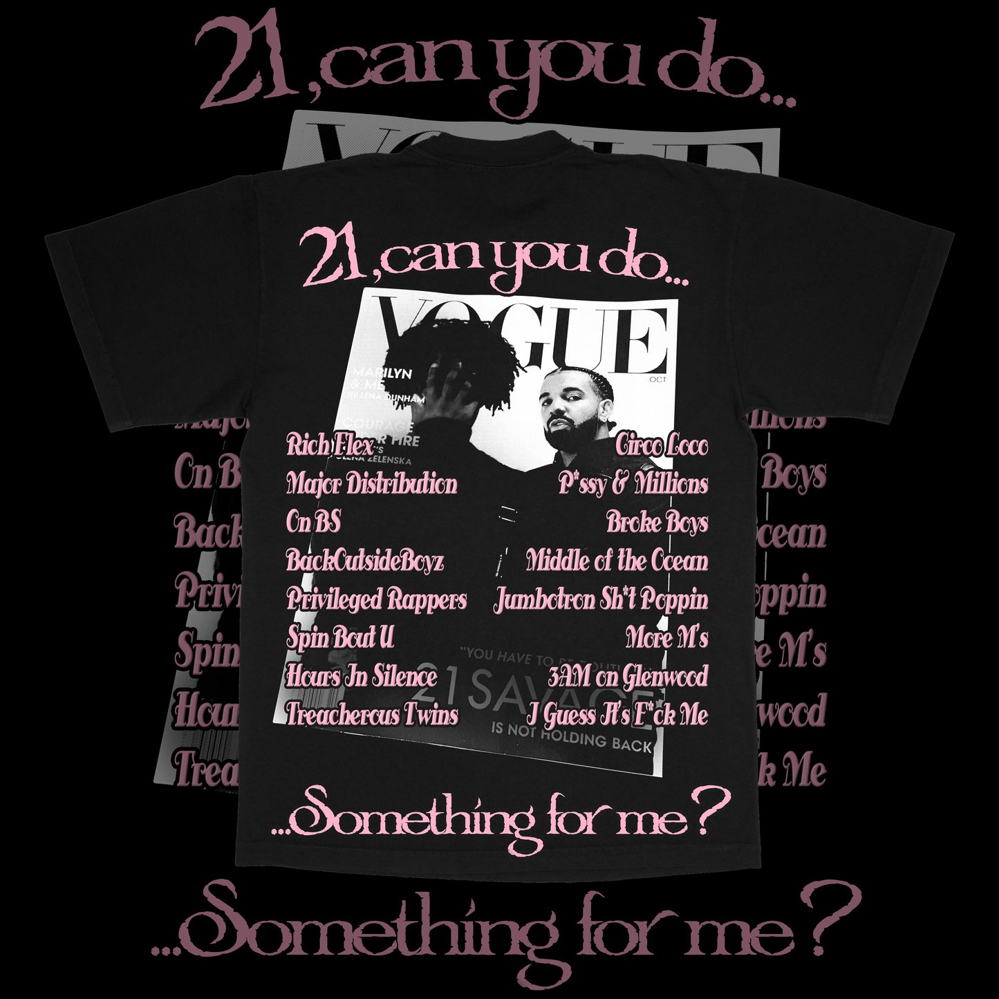 Her Loss Tee - Drake and 21 Savage Black