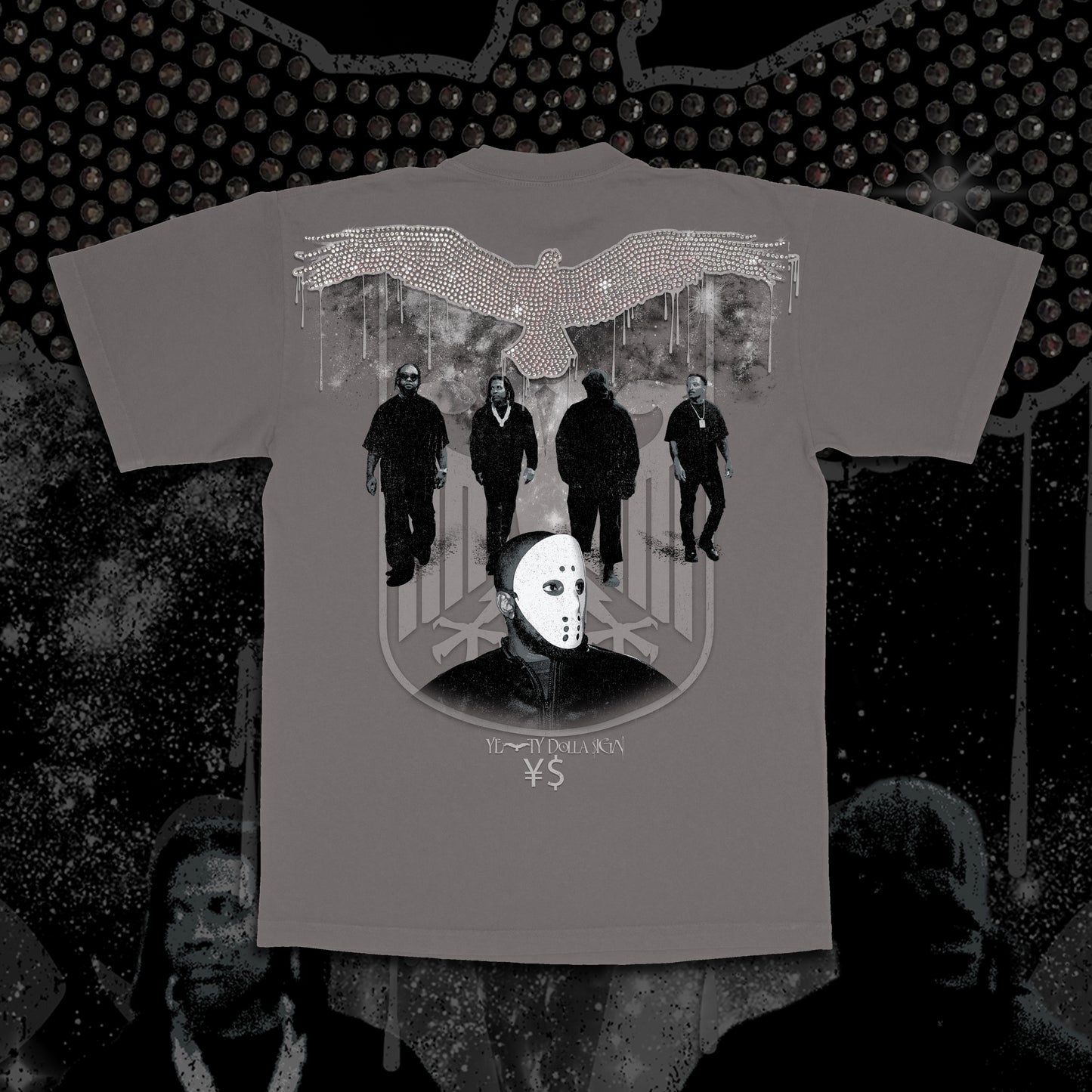 Vultures Tee- Faded Gray