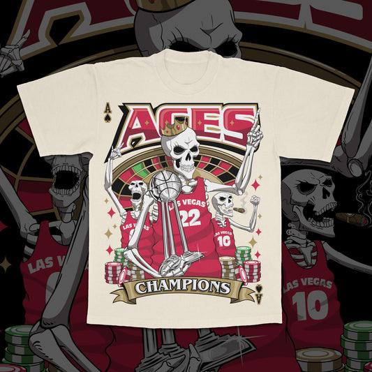 Aces Champions Tee - Cream
