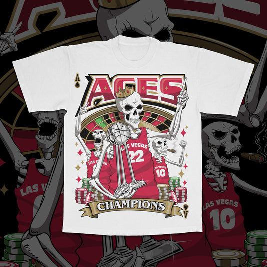Aces Champions Tee - White