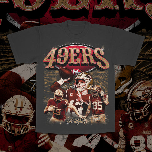 San Francisco 49ers Niners Gang Tee - Vintage Black